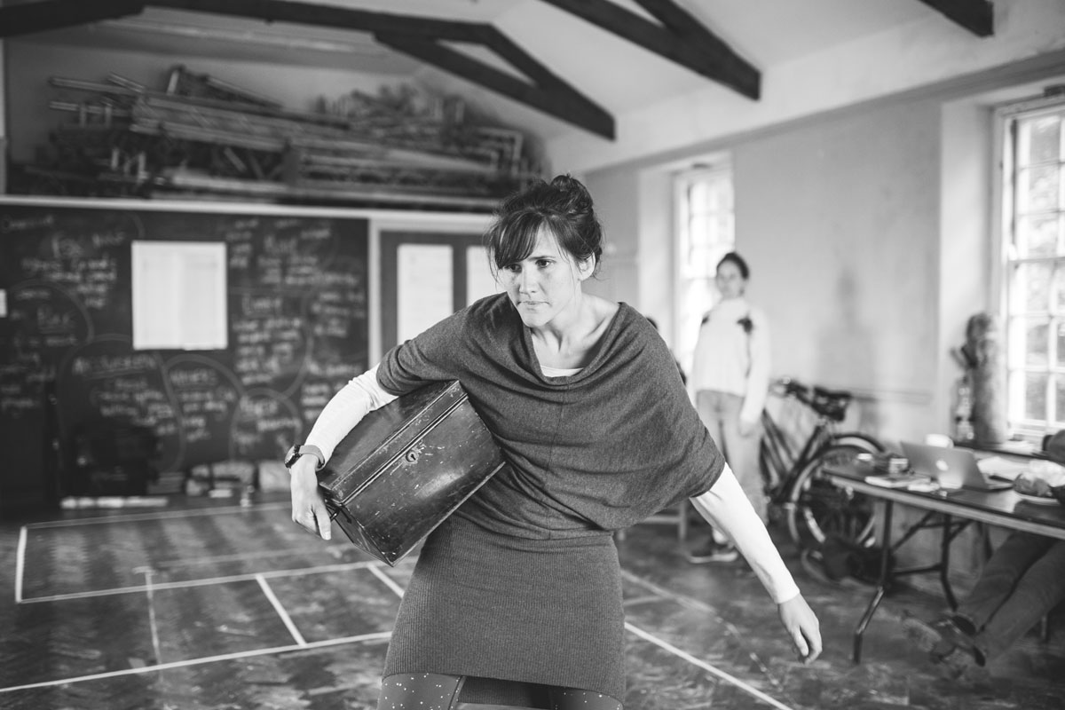 Rehearsals in Miracle Space photo by Kirstin Prisk