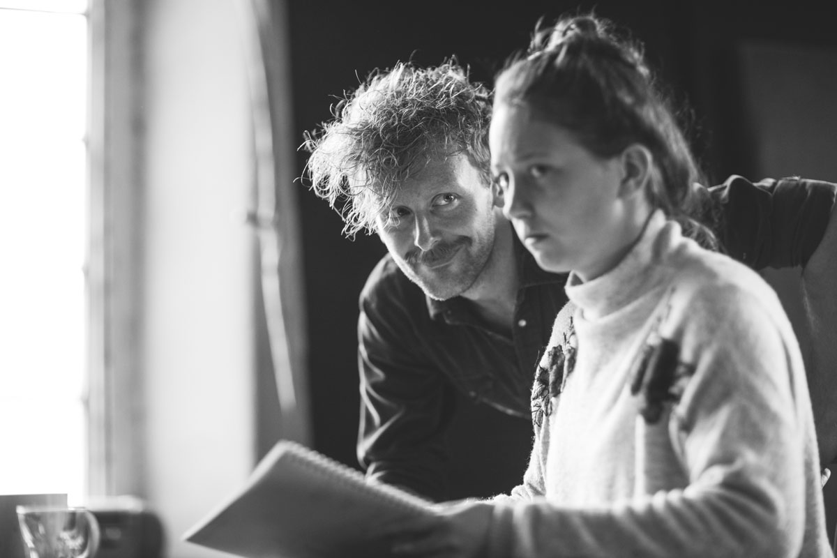 Rehearsals in Miracle Space photo by Kirstin Prisk