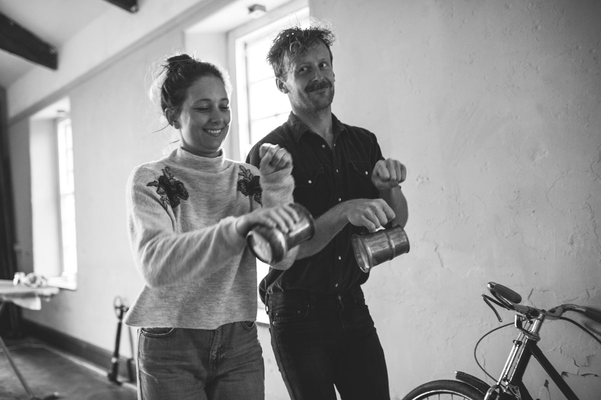 Rehearsals in Miracle Space - photo by Kirstin Prisk