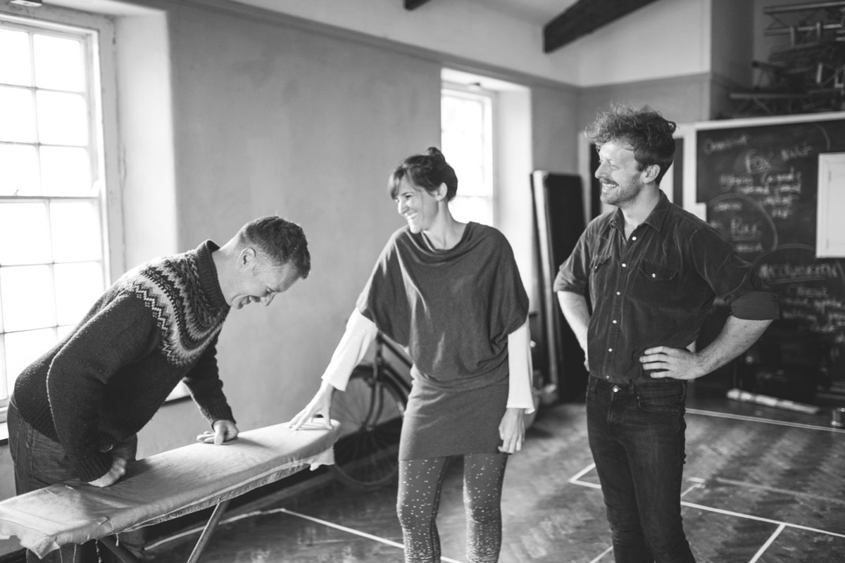 Rehearsals in Miracle Space - photo by Kirstin Prisk
